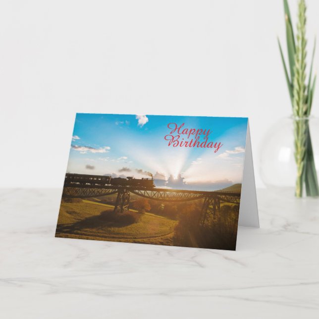 Carte Train à vapeur (Devant)