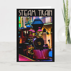 Carte Train à vapeur