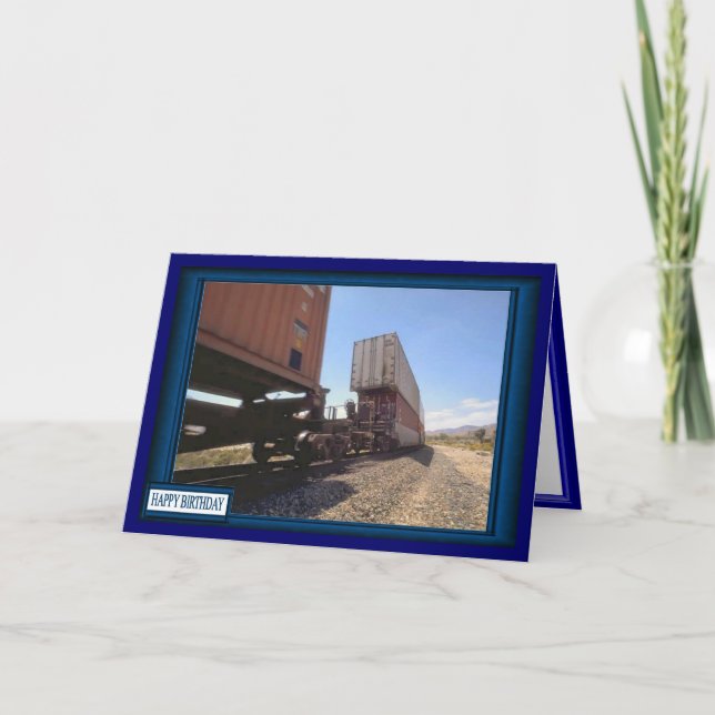 Carte Train de marchandises (Devant)