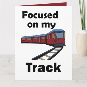 Carte Train Électrique Concentré Sur Ma Fête De Train Su