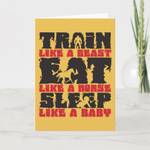 Carte Train Like A Beast - Gymnase et remise en forme Mo