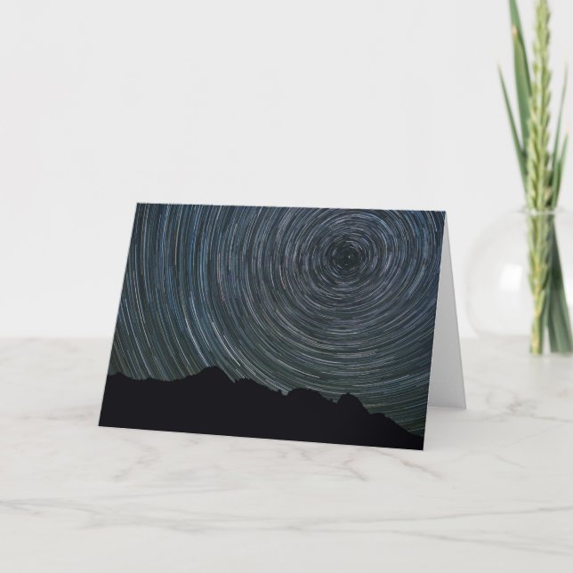 Carte Traînées d'étoiles autour de Polaris | Ingalls Pas (Devant)
