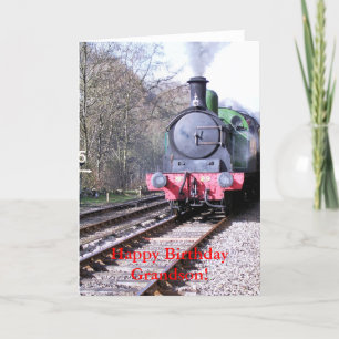 CARTE TRAINS À VAPEUR