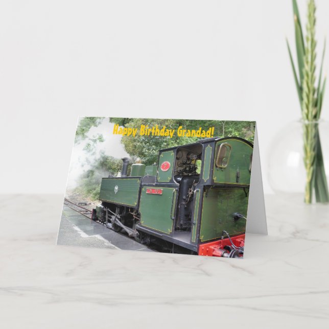 CARTE TRAINS À VAPEUR (Devant)