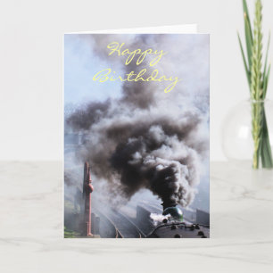 CARTE TRAINS À VAPEUR