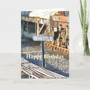 CARTE TRAINS À VAPEUR