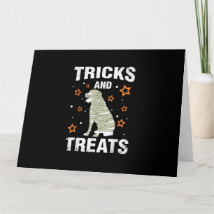Carte Traitements _ Tricks Rottweiler Halloween Costume