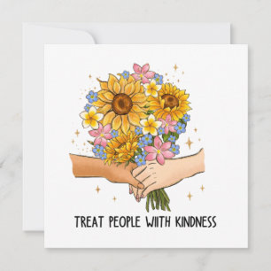 Carte Traitez les gens avec gentillesse