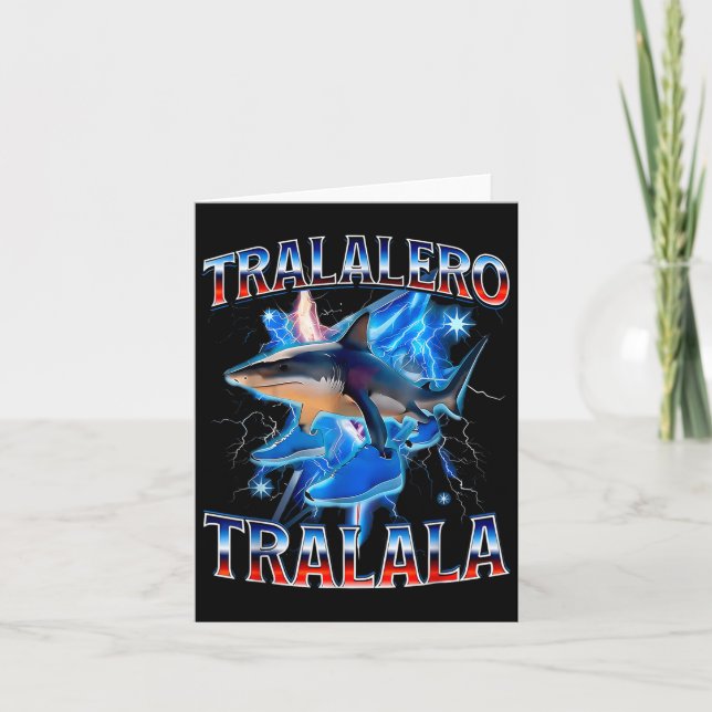 Carte Tralalero Tralala Bootleg Brainrot Italien Brainro (Devant)