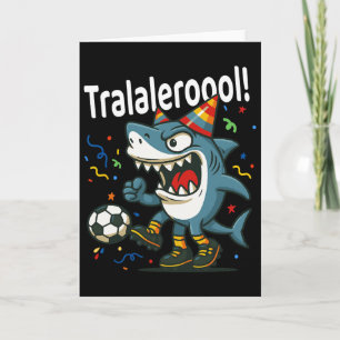 Carte Tralalero Tralala Italiens Garçons Football Brainr