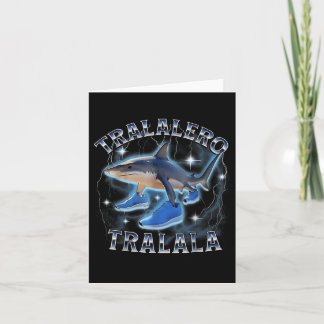 Carte Tralalero Tralala Shark Brainrot Italien Brainrot