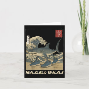 Carte Tralalero Tralala Shark Italien Brainrot meme Japa