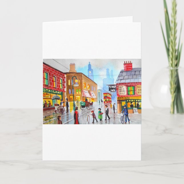 Carte Tramway de peinture de rue d'inspiration faible (Devant)