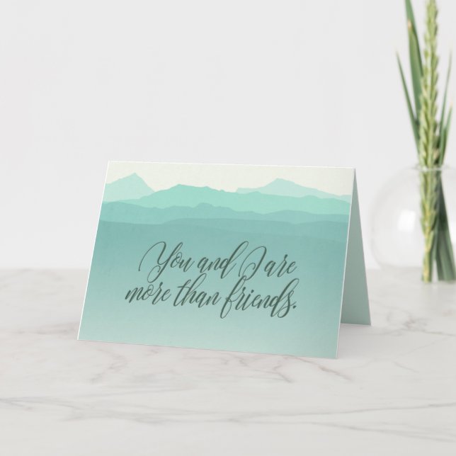 Carte Tranquillité "Plus que des amis" (Devant)