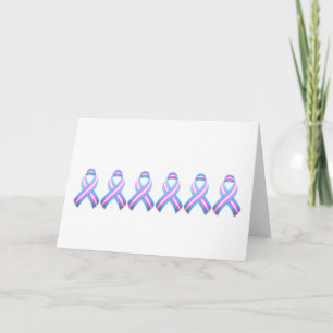 Carte Trans Awareness Ribbon Card