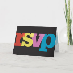 Carte transparente de Serif RSVP