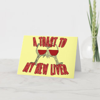 Carte Transplant le foie obtenir des bons cadeaux