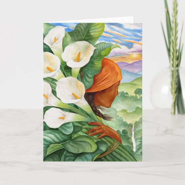 Carte Transporter Calla Lilies (Devant)