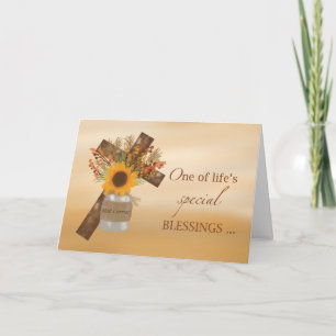 Carte Transporteur de courrier Bénédiction croisée à Tha