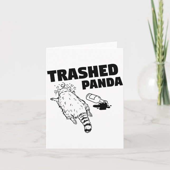 Carte Trashed Panda  (Devant)