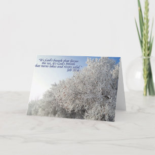 Carte Travail 37:6 Paysage hivernal inspirant