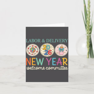 Carte Travail & Accouchement Comité de bienvenue Nou