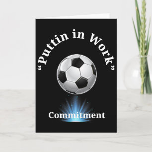 Carte Travail de footballeur