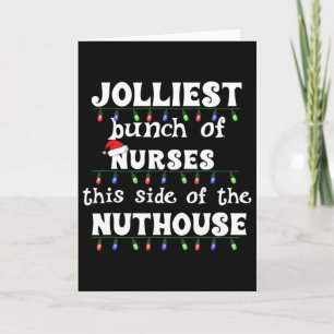 Carte Travail de groupe assorti de Noël amusant Joyeuse