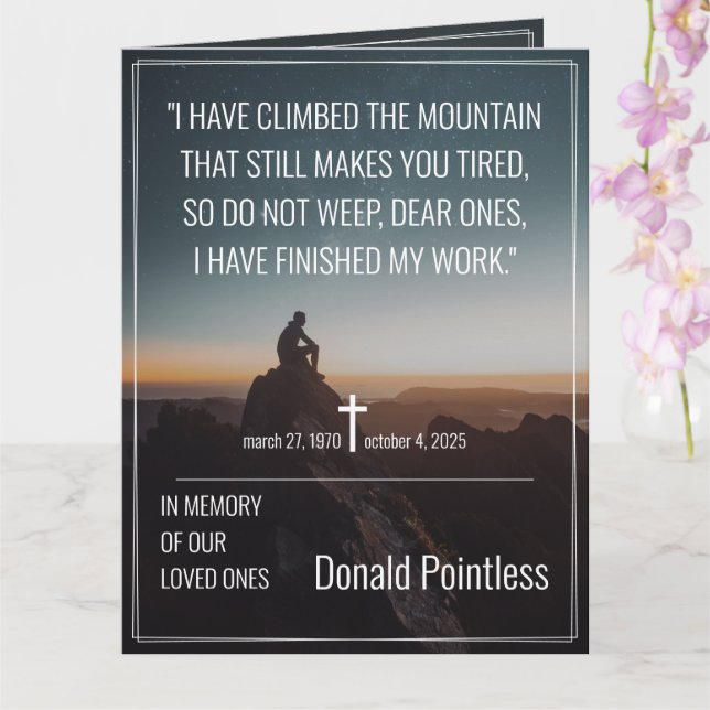 Carte Travaux de la vie (Orchidée)