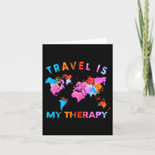 Carte Traveler Camping Trip World Statement Travel Is My