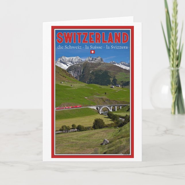Carte Traversée des Alpes suisses (Devant)