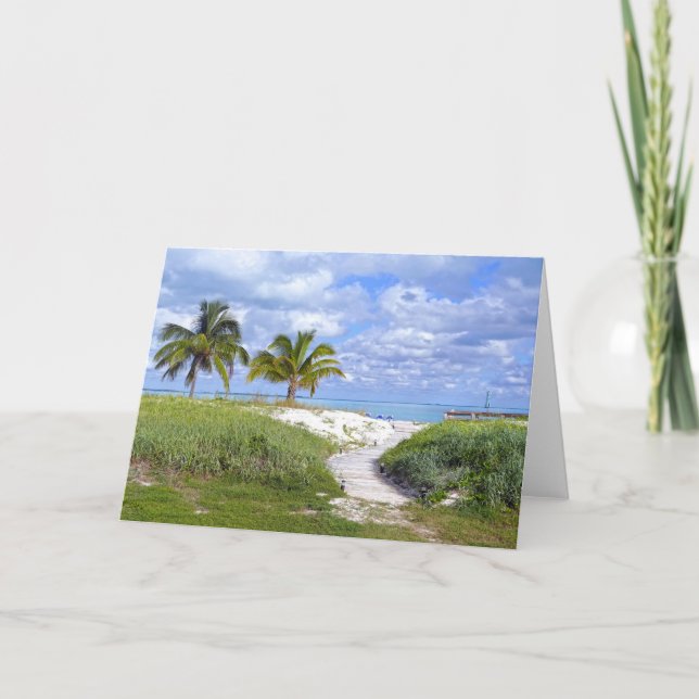 Carte Treasure Cay Boardwalk, Bahamas Card (Devant)