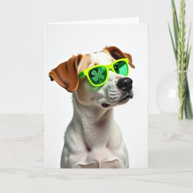 Carte Trèfle Cool Dog (Devant)