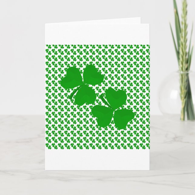 Carte Trèfle irlandais (Devant)
