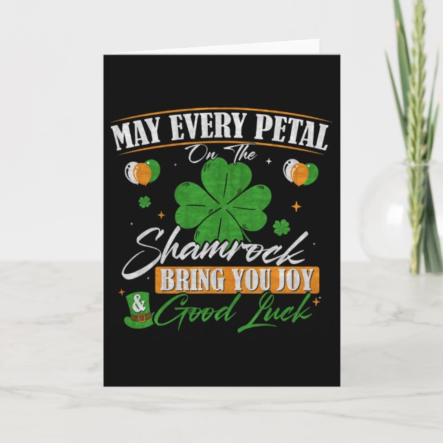 Carte Trèfle Joyeux St Patrick  (Devant)