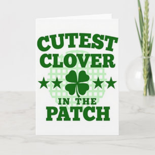 Carte Trèfle le Plus Mignon du Patch