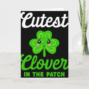Carte Trèfle le plus mignon du patch Funny St. Patrick's