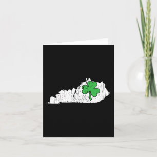 Carte Trèfle vert du Kentucky pour la Saint-Patrick de l