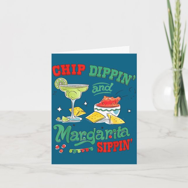 Carte Trempette de chips et margarita cinq mai  (Devant)