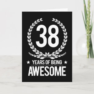 Invitations Faire Part Cartes Anniversaire 38 Ans Zazzle Fr