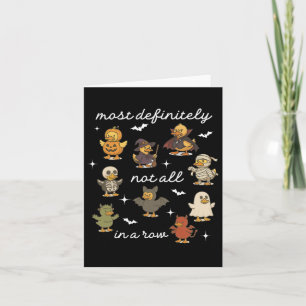 Carte Très certainement pas tous alignés Canard Santé me