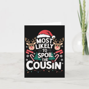 Carte Très Probable De Soulager Le Cousin Christmas Part