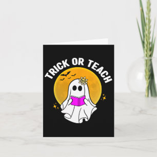 Carte Tri Ou Enseigner Halloween Enseignantes Femmes Fan