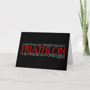 Carte Triathlon - La fierté est éternelle