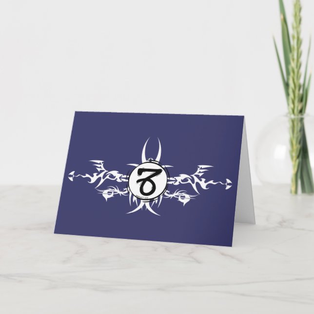 Carte tribale Capricorn (Devant)