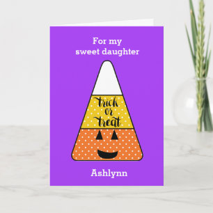 Carte Trick mignon ou Treat Maze et Word Search Hallowee
