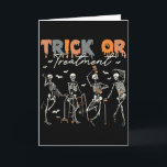 Carte Trick Or Treatment Pt Physiothérapie Thérapeute H<br><div class="desc">Trick Or Treatment Pt Physiothérapie Thérapeute Halloween</div>
