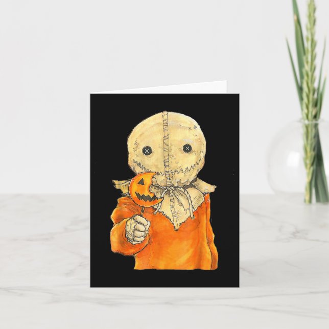 Carte Trick Ou Treat Cute Skull Halloween 2025 Costume F (Devant)