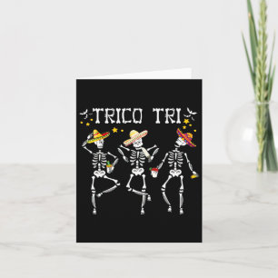 Carte Trico Tri Halloween drôle Costume de tenue d'Hallo