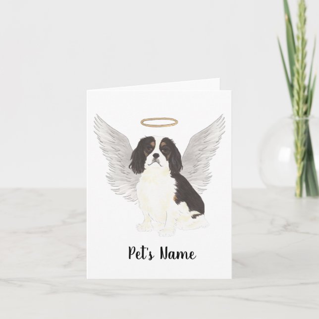 Carte Tricolore Cavalier Roi Charles Espagnol Sympathie (Devant)